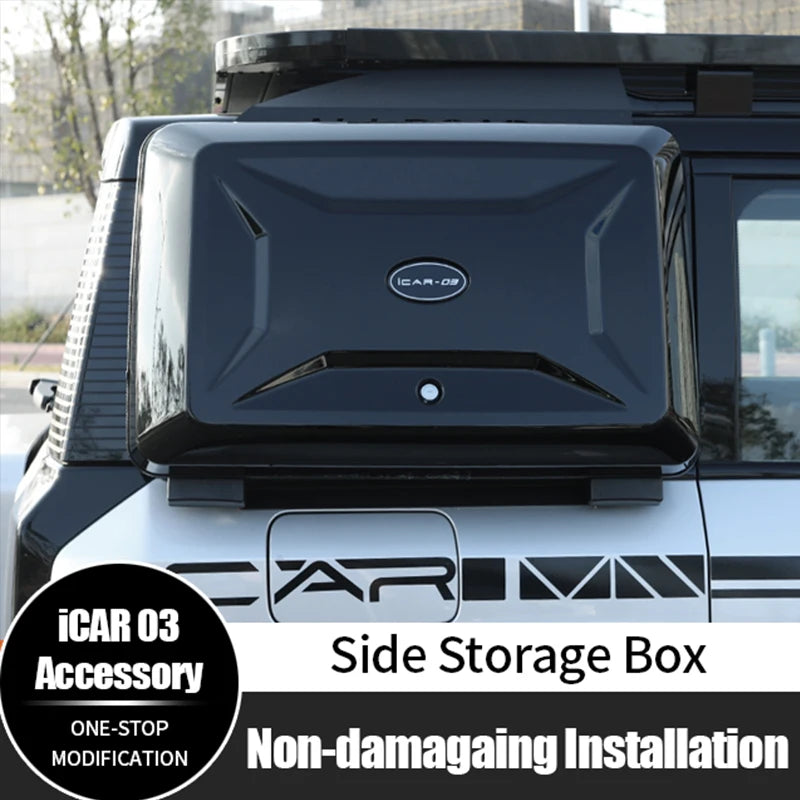 For Chery Icar 03 Jaecoo J6 Side Box Side Storage Tool Organizer Box Car Accessories Parts