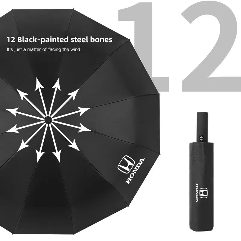 Car Interior Accessories Car Folding Umbrella Portable For Honda Civic Accord Fit Jazz CRV BRV HRV Insight Pilot Passport