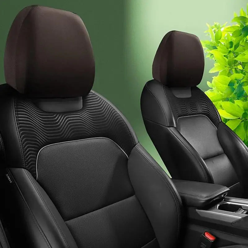 Car Seat Headrest Cover Dust Cover For Rear And Front Seat Head Rest Vehicle Interior Seat Supplies For Minivans Trucks SUVs