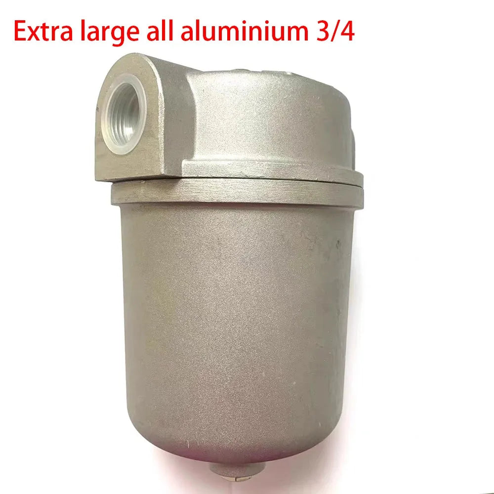 Oil Filter for Oil Burners Aluminium, Clear P.C. Cup 1/4‘ 3/8’1/2’ 3/4’1’Small Diesel Filter for 25L/H Boilers