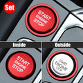 Interior Accessories For VW Arteon CC Passat B8 Golf 7 Magotan Jetta T-Roc Car Engine Start Stop Button Ring Ignition Cover Trim