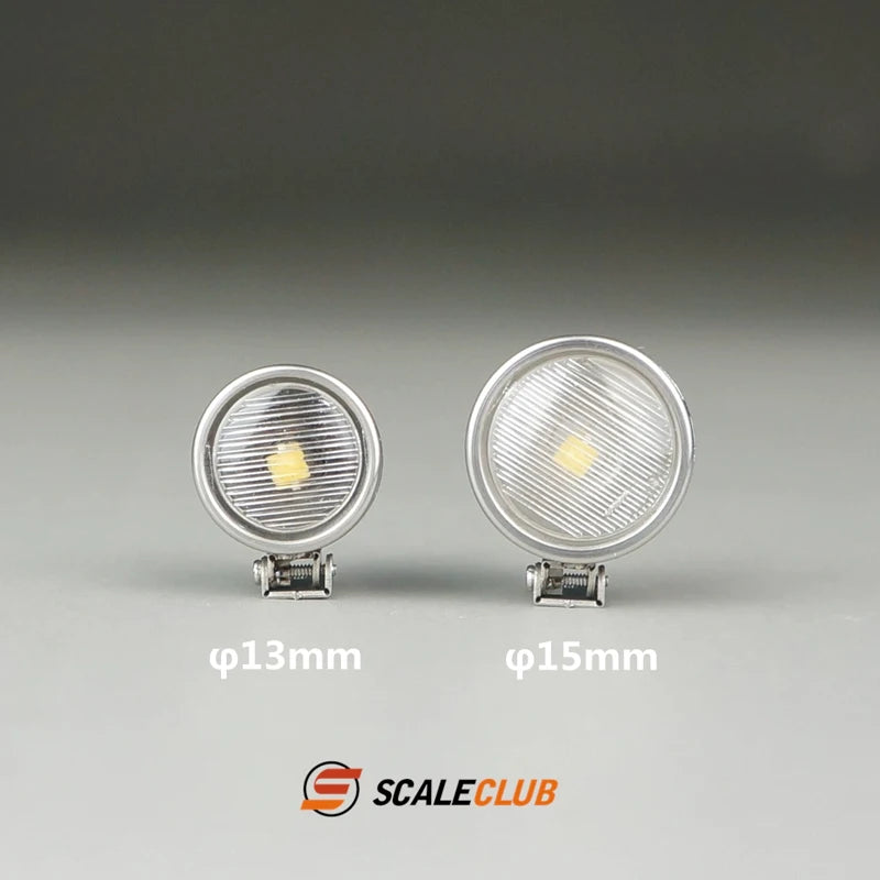 Scaleclub Tamiyatrailer truck dump truck truck  climbing off-road upgrade metal small spotlight metal light cup Accessories