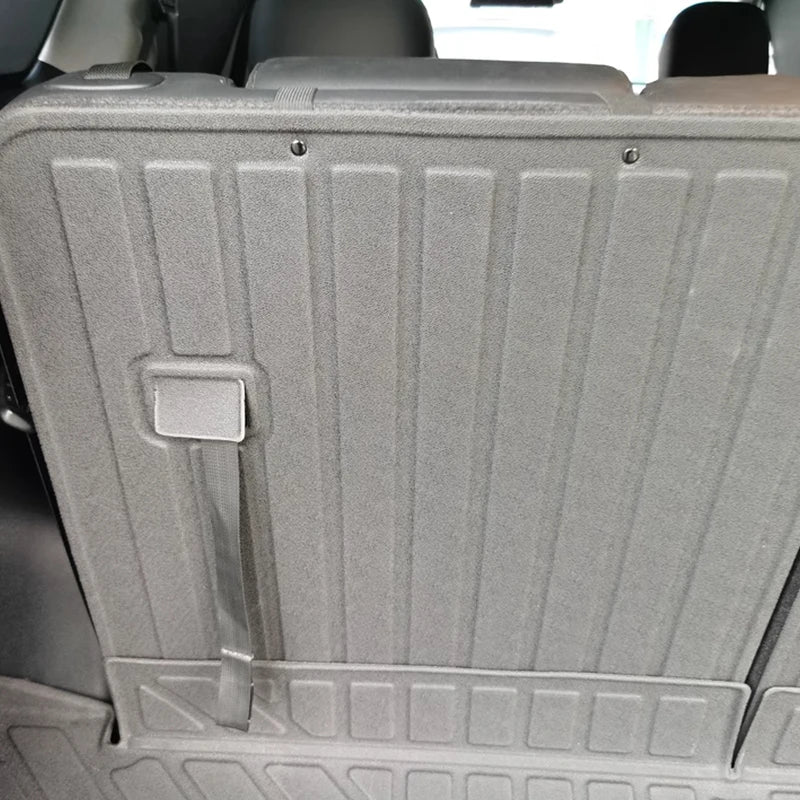 Car trunk protection pad rear seat backrest pad suitable for 5-seater 6-seater 7-seater For Hyundai Santa Fe MX5 2024 2025 2026