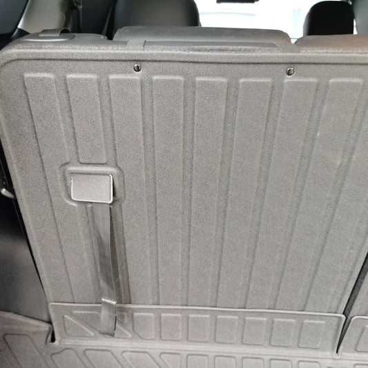 Car trunk protection pad rear seat backrest pad suitable for 5-seater 6-seater 7-seater For Hyundai Santa Fe MX5 2024 2025 2026