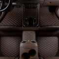 5PCS Car Floor Mats Universal Car Floor Mat Protector Waterproof Anti-fouling Leather Floor Mats Car Interior Accessories