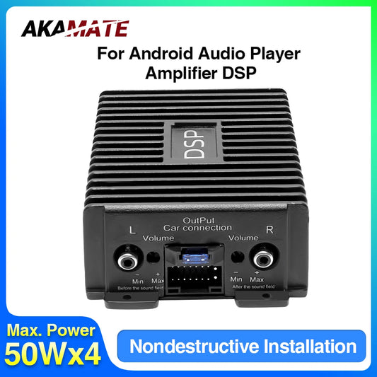 Car Radio Amplifier for Android Radio DSP Non destructive Modification Speaker Enhance Sound Car Audio Processor 4 Channel
