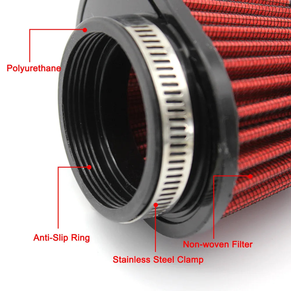 51mm 55mm 60mm Motorbike Air Filter Cleaner for Motorcycle ATV Dirt Bike Engine Motorcycle Accessories