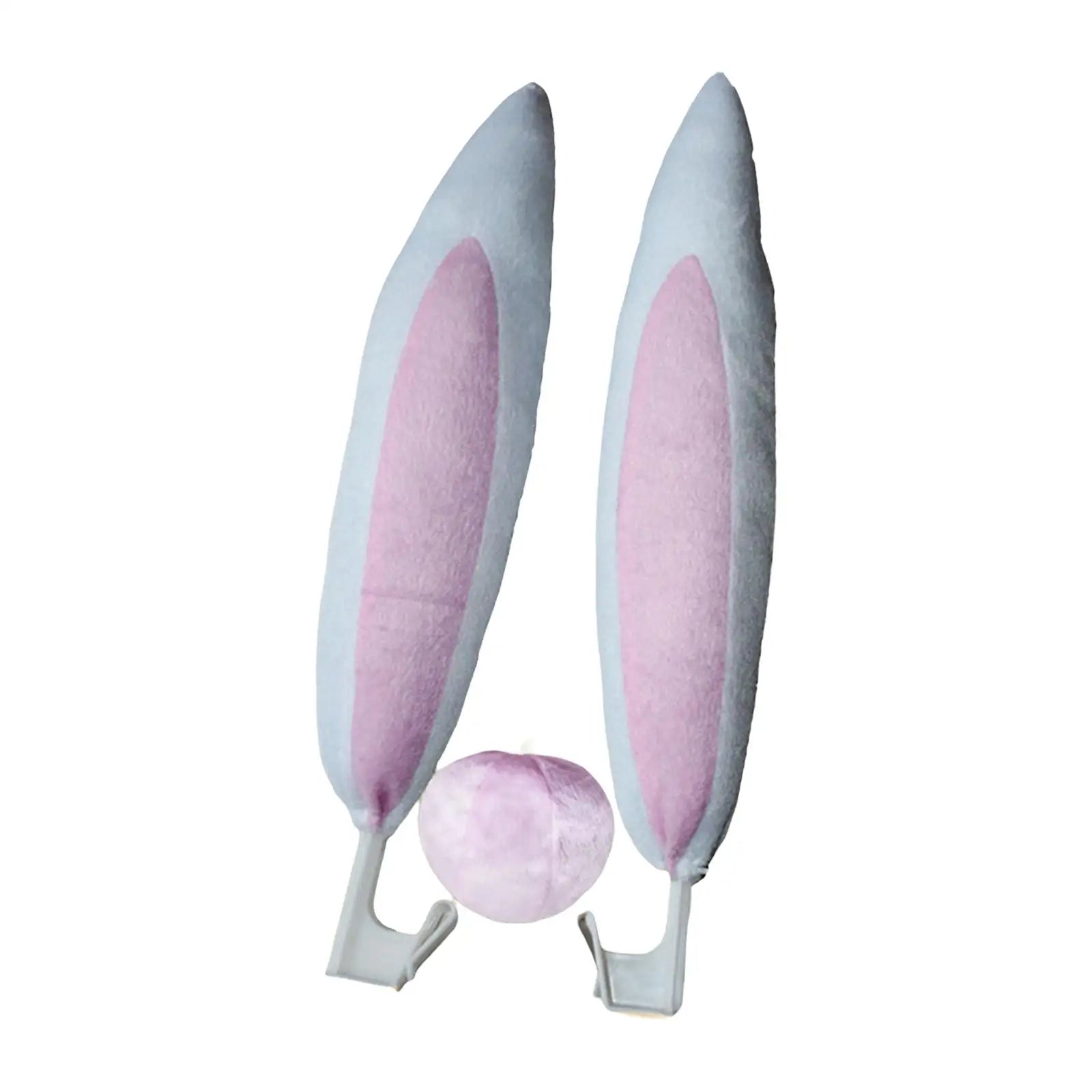Car Decoration Accessory Rabbit Ears Truck Accessory Animal Style Gifts Nose Easter Decoration Portable Car Decoration