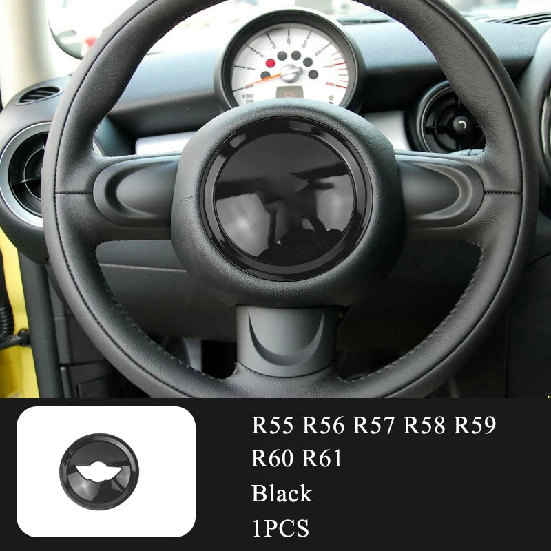 Car Decorative Cover Protective Shell Black Interior Modification ABS Plastic Sticker  For MINI Cooper R55 R56 R57 R58 R59 R60 1