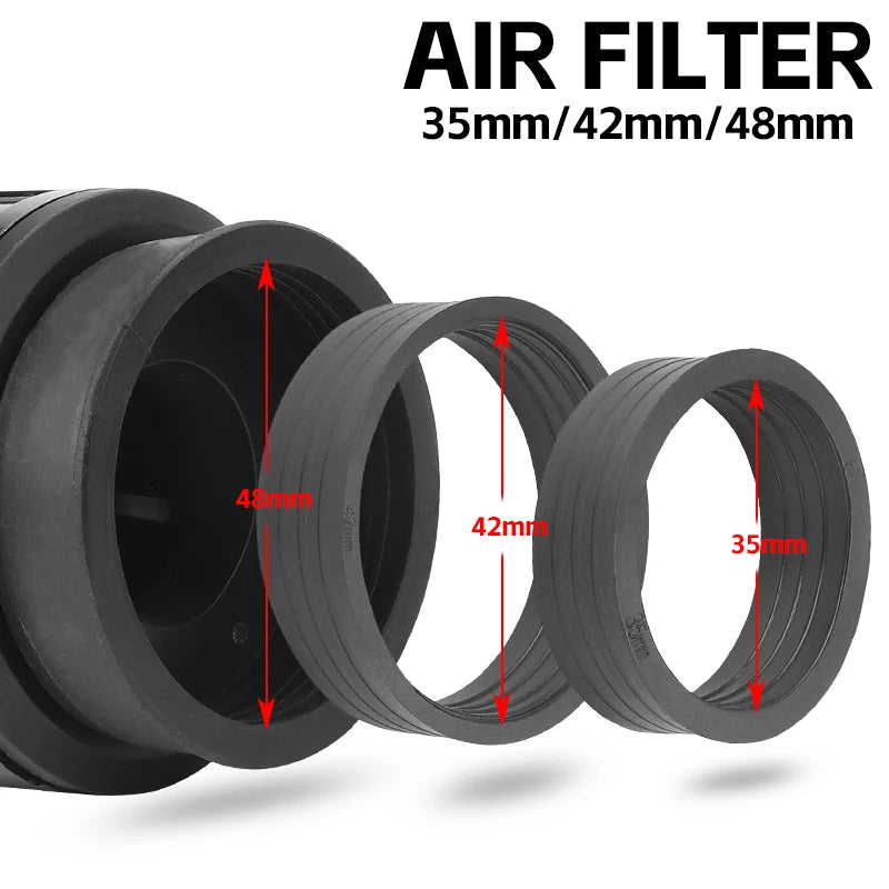 Motorcycle Air Filter Intake 35mm 42mm 48mm Air Filter Clearner for Off-road ATV Quad Dirt Pit Bike UTV UAZ Motorbike Scooter