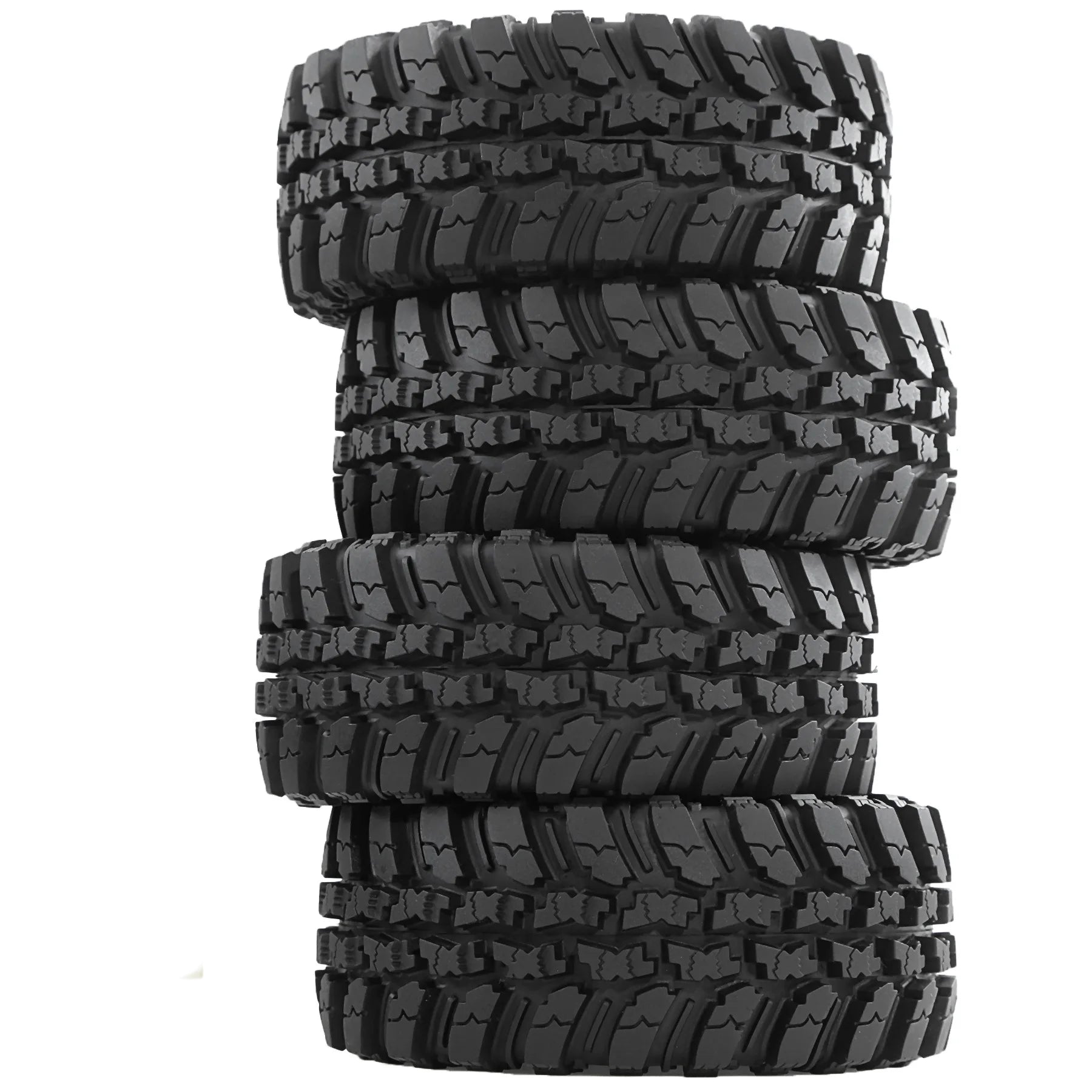 2.2 Crawler Tires  Mud slingers Tyres for 1/10 1/8 TRX4 Axial SCX10 III Wraith Yeti redcat Everest 10 Yk4083 Upgrades