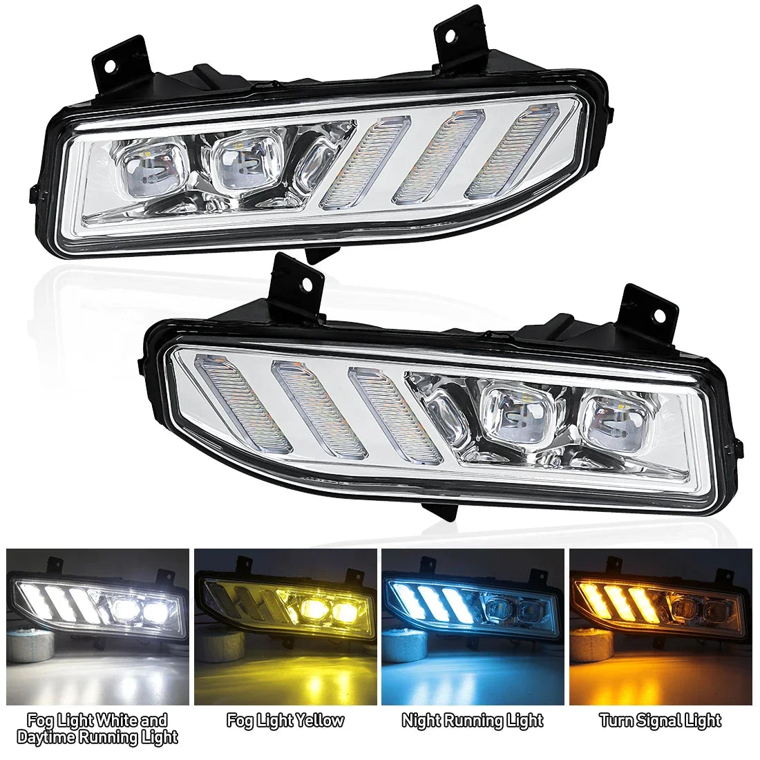 Car LED DRL For Nissan Sentra 2020 Xtrail Rogue Kicks 2017 2018 2019 2020 Qashqai 2019 2020 Daytime Running Lights Fog Lamps 12V