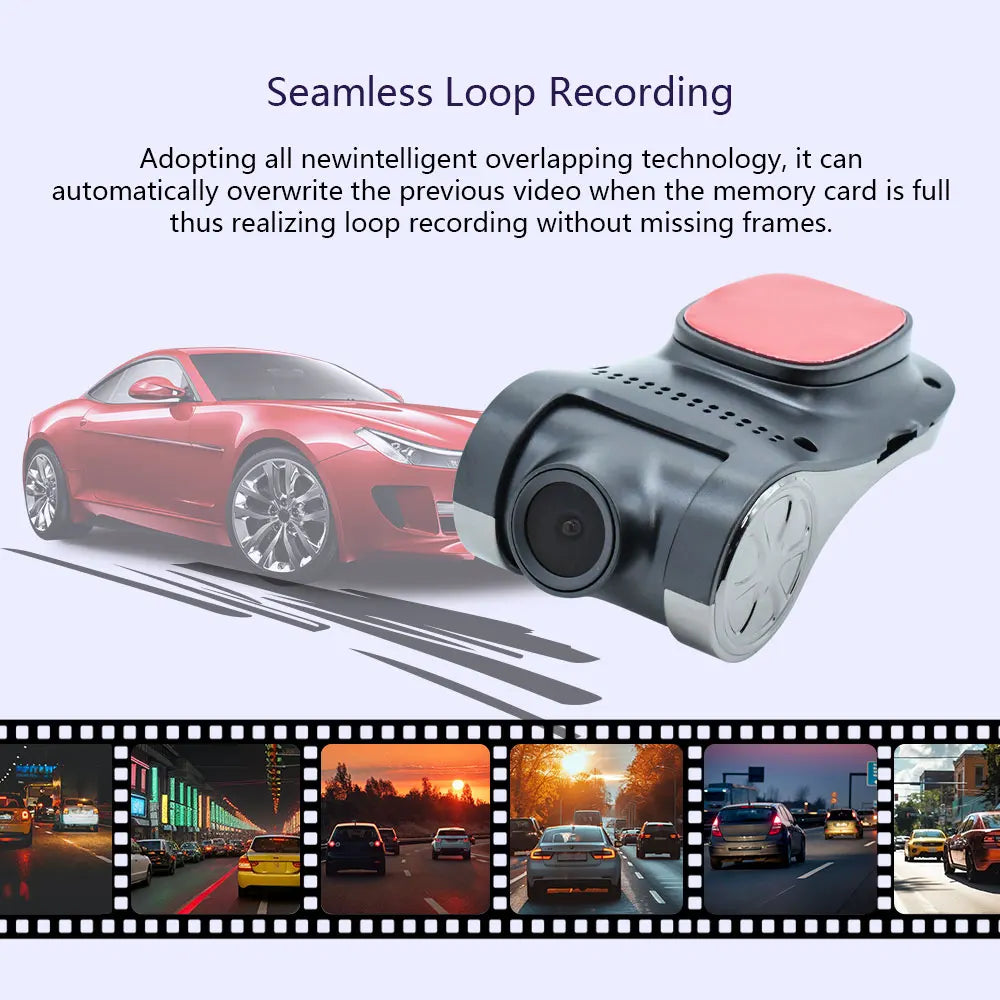 1080P 2K ADAS DashCam Recorder Car DVR Camera Night Version loop recording For Car Radio Android Player HD USB Dash Cam DVRs
