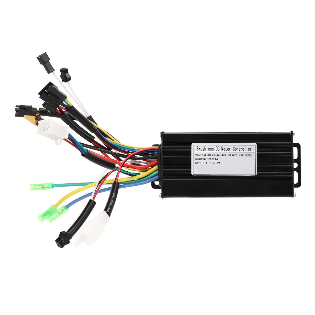 Electric Bike Controller Brushless Motor 24V 36V 48V 500W 750W 3 Mode Sine Wave 26A Modified Accessories