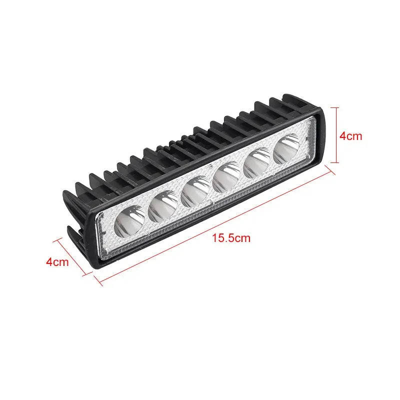 6 Led Offroad Car Work Light Spotlight Running Light 12v For Car Light Bars Citroen C5 Car Accessories For Cars Led Ramp