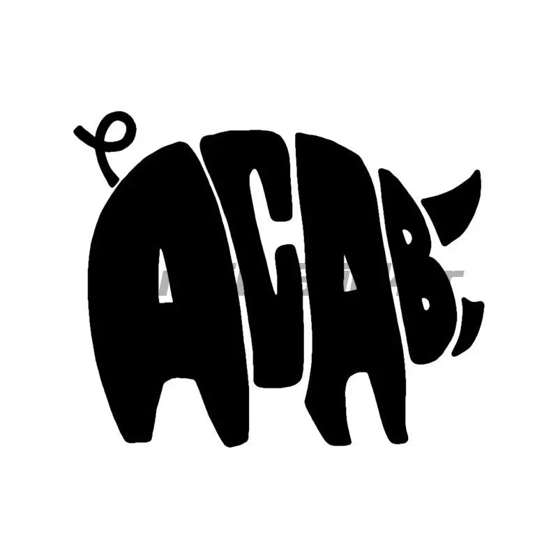 ACAB Text Car Sticker Funny Vinyl Decals Motorcycle Accessories Stickers