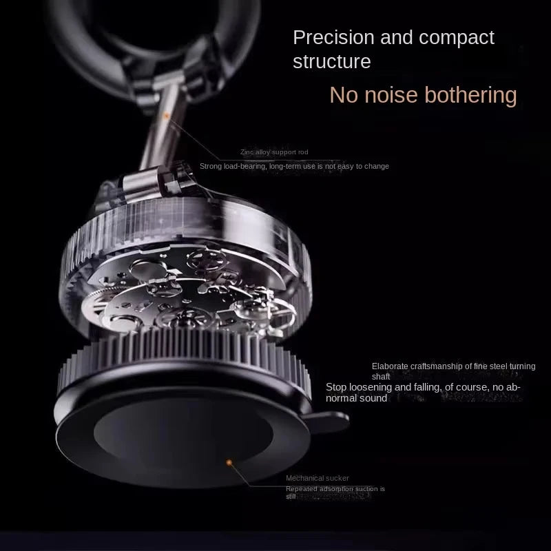 Vacuum Strong Magnetic Car Phone Holder Foldable Design 360° Adjustable Foldable Car Vacuum Mount For Car/Desk/Bathroom/Universa