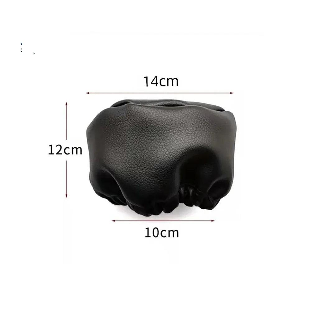 Fuel Tank Cap Protective Cover Fit 1 Pcs Universal For Excavator Trucks Vans Dustproof Waterproof Elastic PU Material Black