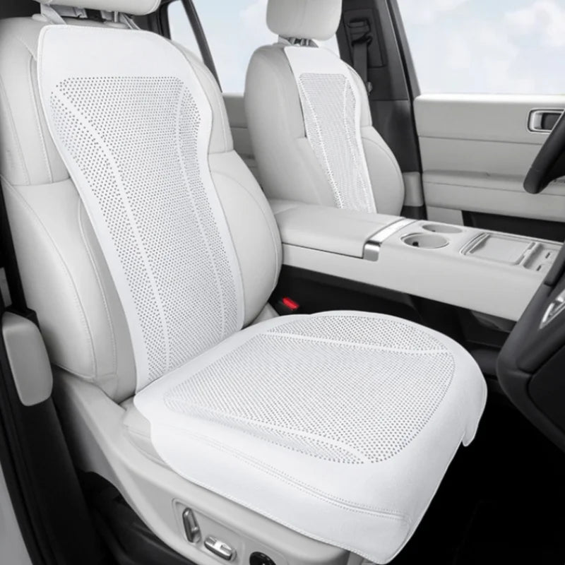 Leather Car Seat Cover Universal Front Seat Protection Cushion For KIA RIO Sorento K3 K4 K5 K7 K9 Opirus Sportage R Ceed Stinger