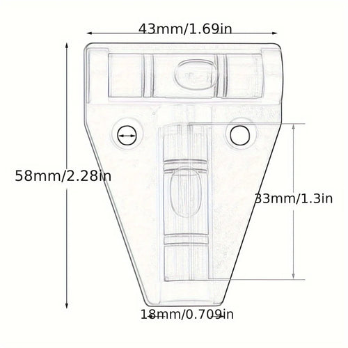 1pc Level, RV Parts Accessories, External Leveling Device, Stable Level For RV Leveling, Camping