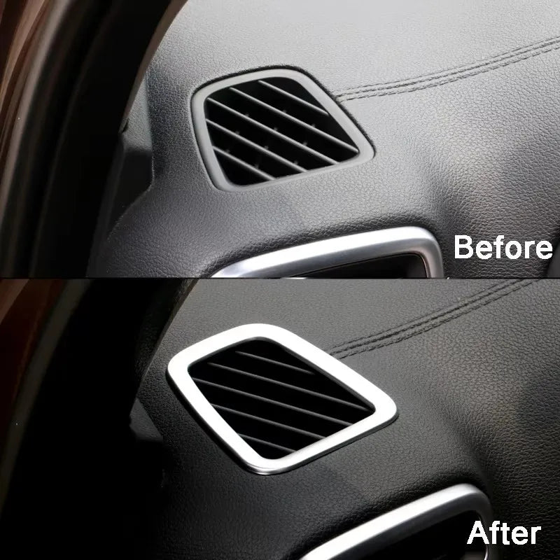 For Kia Sportage 4 QL 2016 2017 2018 2019 2020 2021 ABS Car Dashboard Front Small Air Outlet Decoration Cover Trim Accessories