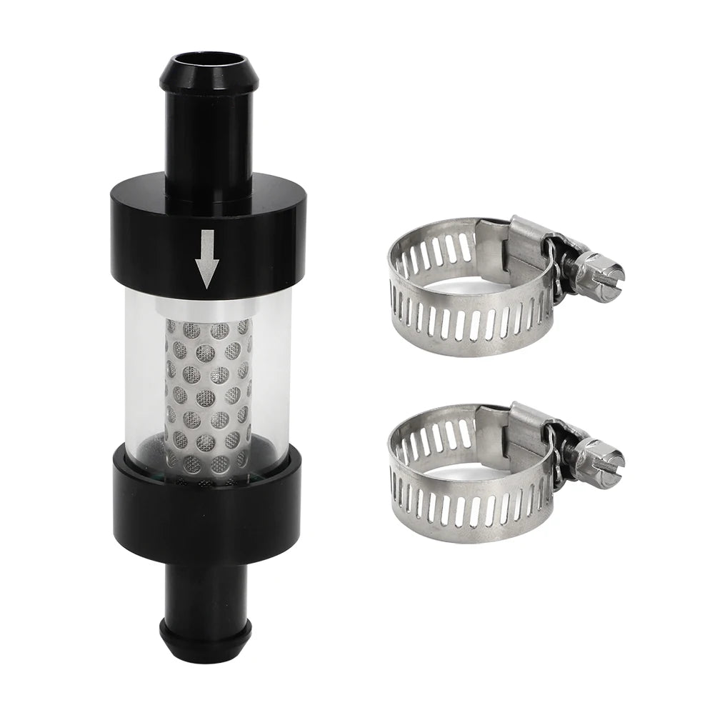 Vehicle Coolant Filter In-Line Coolant Filter 5/8" 3/4" Filter For Auto Truck Construction Equipment Off Road Heavy Duty Marine