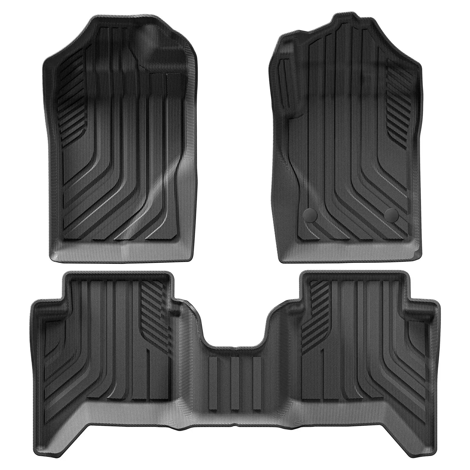 for Ford Ranger 2024 2025 US Version fit 5FT 59.6Bed Car Truck Bed Mat Liner Trunk Bed Liner Black TPE Floor mats Protection