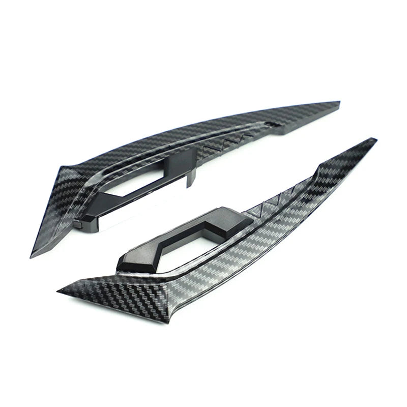 Motorcycle Decoration Accessories with Aerodynamic Winglets, Front Side Spoiler Wing Pair