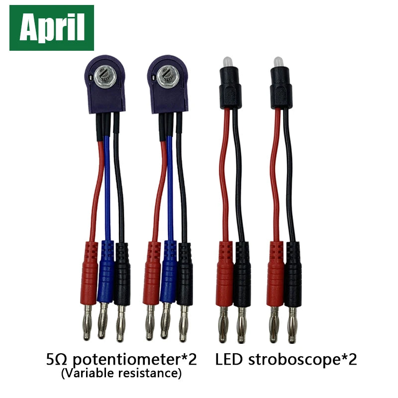 Juego completo de cables de prueba para circuitos automotrices, kits de prueba de multímetro, cables de prueba, cables multifunción, 92 piezas