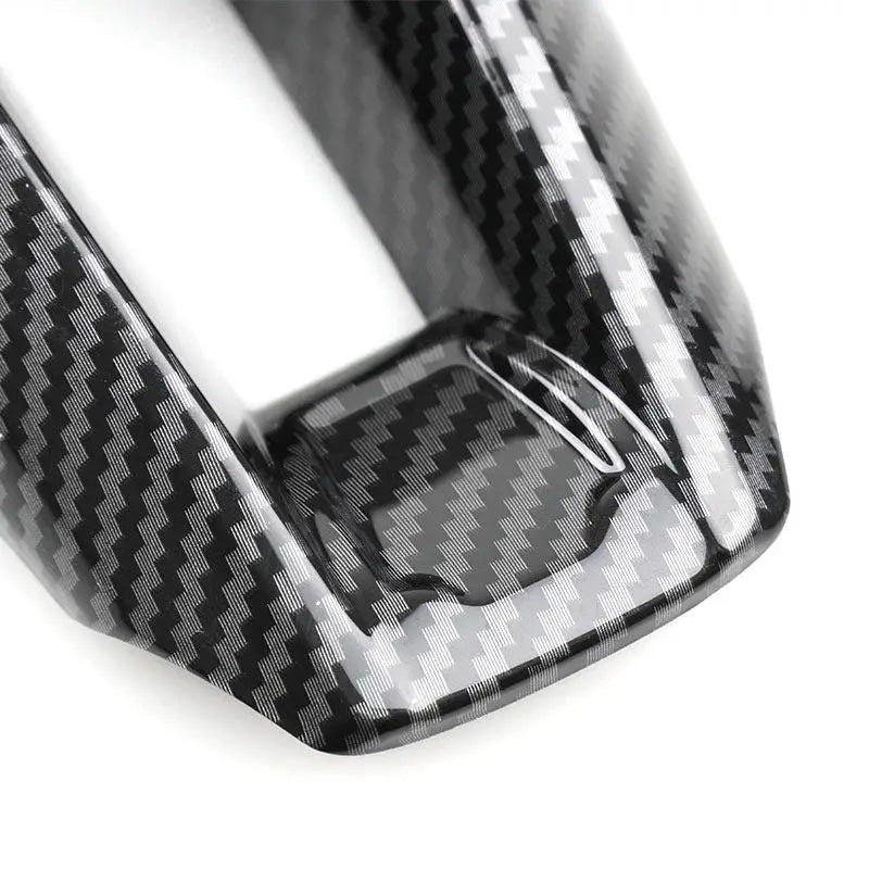 For Porsche Cayenne 2022 2023 Car Styling Interior Steering Wheel Cover Frame Trim Accessories Carbon Fiber Texture
