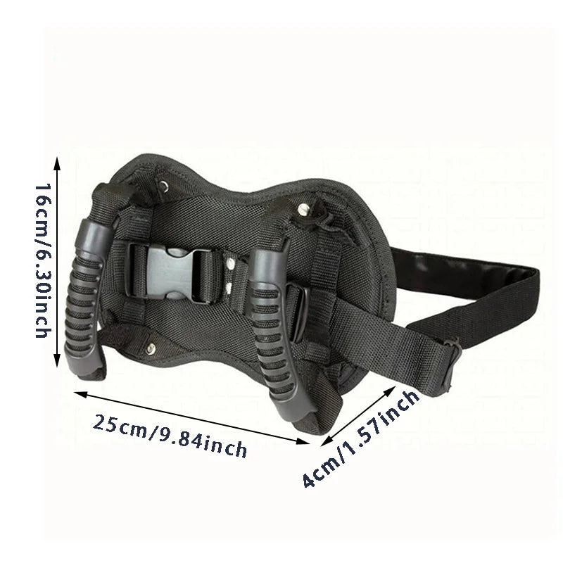 Motorcycle Rear Seat Protection Rope Harness Adjustable Length Safety Straps Belt Passenger Non-slip Strap For Motorbike