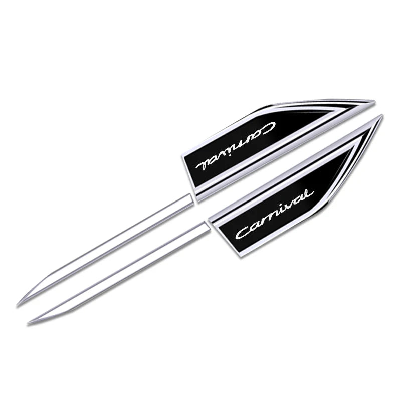 2pcs car accessory Side Doors Blade car stickers car accessories interiors for kia carnival