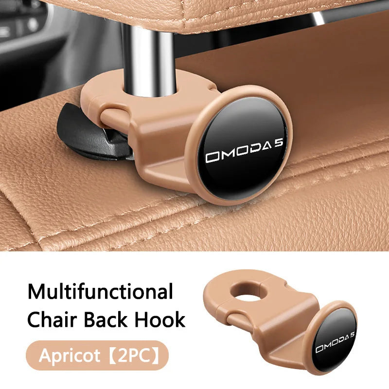 Car Interior Hanging Storage Hook Clips Organizer For Chery Omoda 5 C5 S5 S5GT O5 E5 2022 2023 2024+ Auto Interior Accessories