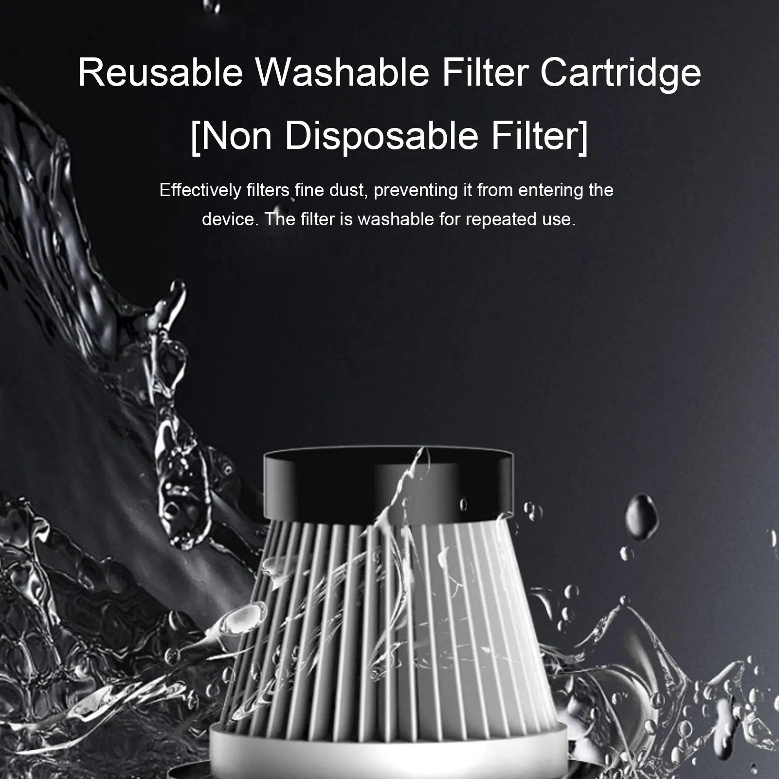4 in 1 Handheld Vacuum Cleaner 45000PA Cordless Vacuum Car Air Duster Type C Charging with Washable Filter for Home Office Pet