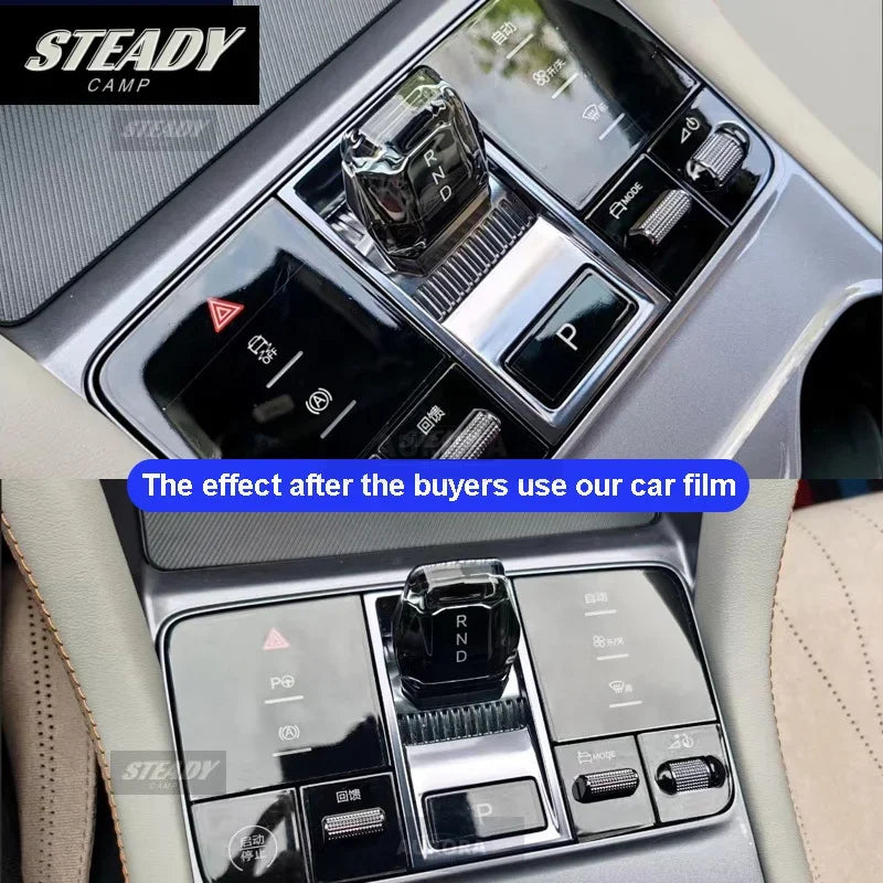 For Audi e-tron 2020-2023 Car interior Center console transparent TPU Paint protective film Anti scratch sticker LCD screen PPF