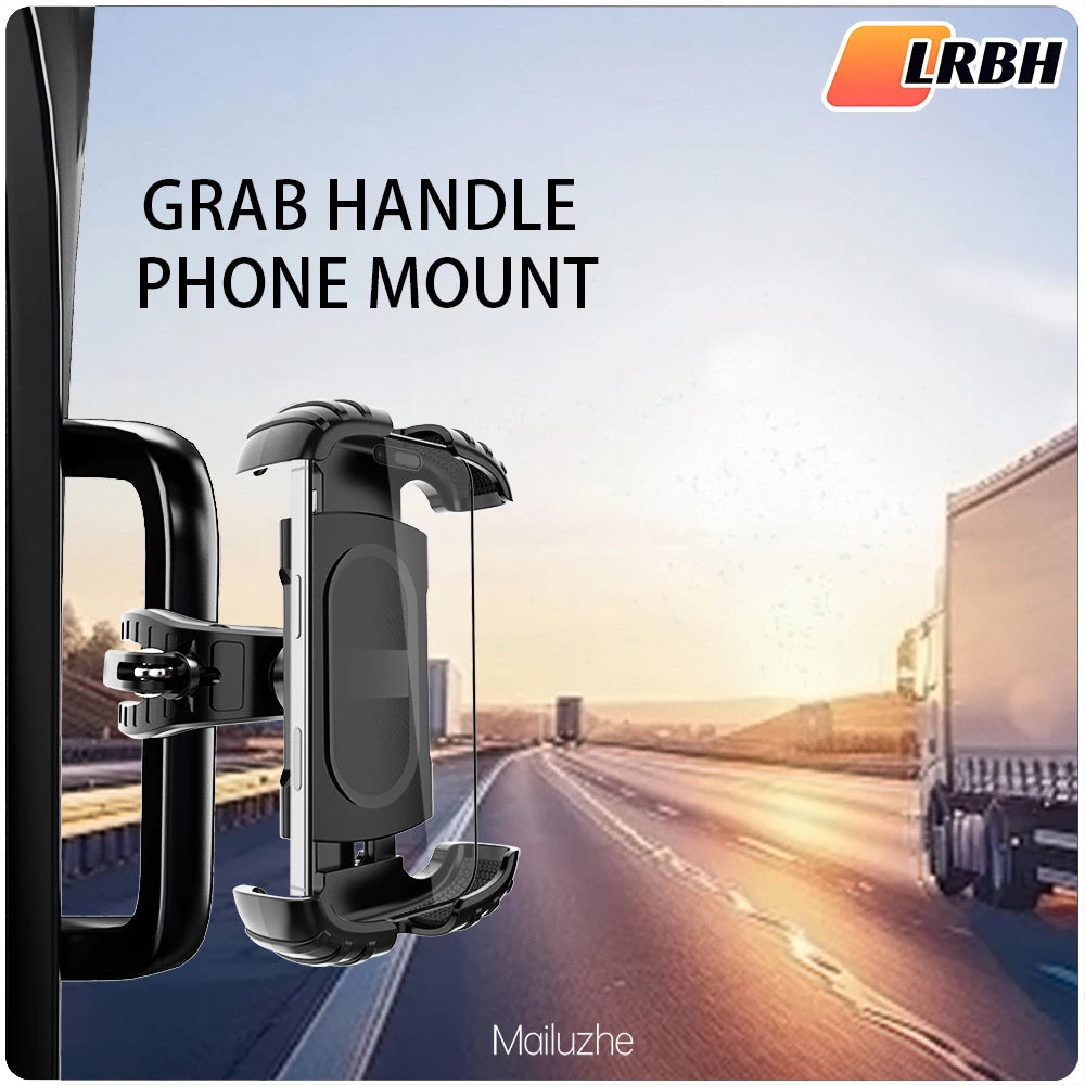 A Pillar Grab Handle Phone Mount for Car/Truck Universal Phone Clip Phone Holders for Your Car, Truck, Picku, Suv, Van, Excavato
