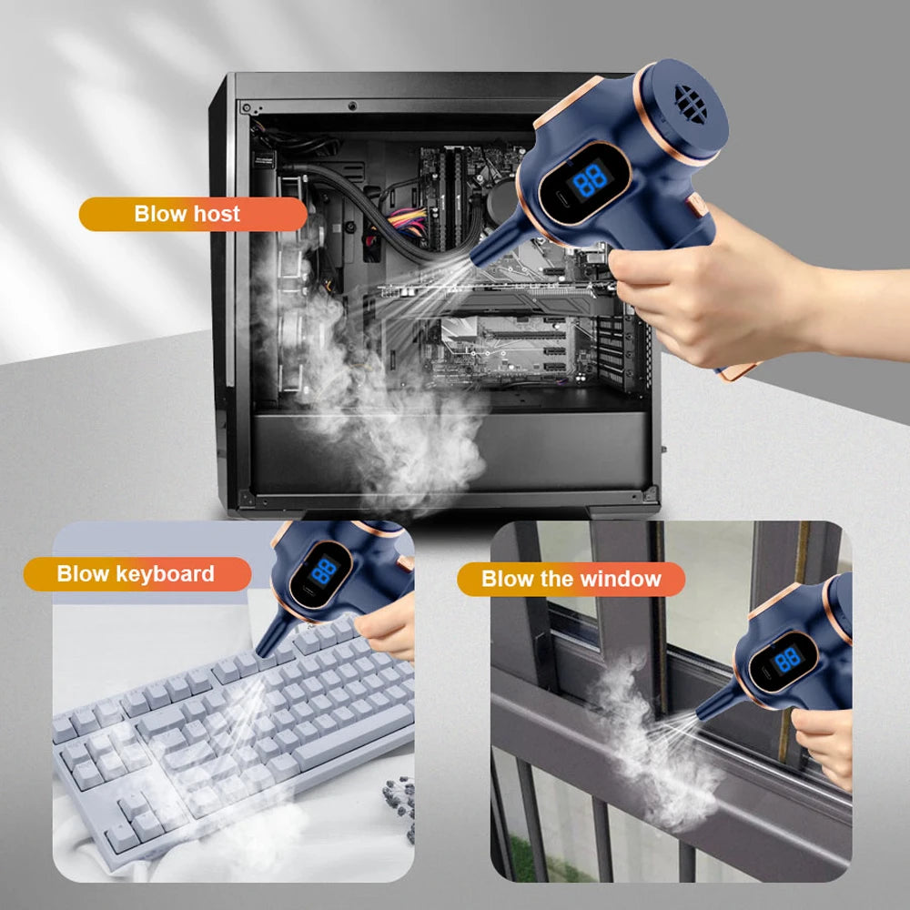 210000PA Car Vacuum Cleaner Portable Wireless Cleaner Powerful Strong Suction Handheld Cleaning Machine For Home Appliance