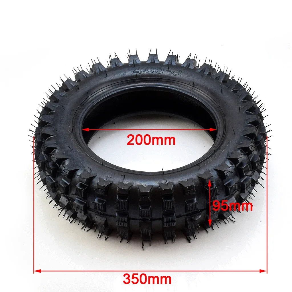 4.80 4.00-8 8 inch STUD Outer Tire Tyre For Lawn Tractor Wagon Buggy UTV Snowblower Off-Road ATV Spare Parts Accessories
