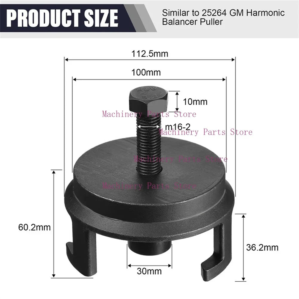 Harmonic Balancer Puller Crank Pulley Puller LS1 LS2 LS3 LS6 For Ford Automotive Replacement Engine Removes Harmonic Balancer