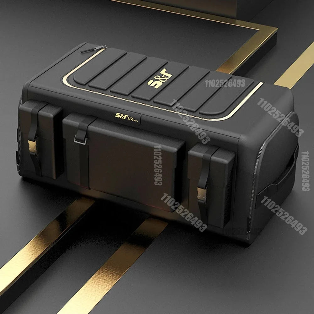 NEW Car Trunk Storage Organizer With Lid Universal Car Trunk Organizer 70L Storage Box Oxford Cloth Folding Organizador