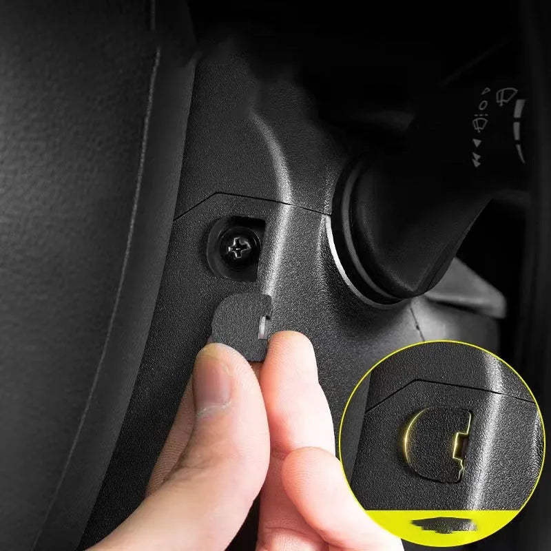 2pcs Steering Wheel Screw Cover Accessories of For Corolla/ Saina /Gravia /Velanda /RAV4 /Hanlan Crown Car Interior Modification