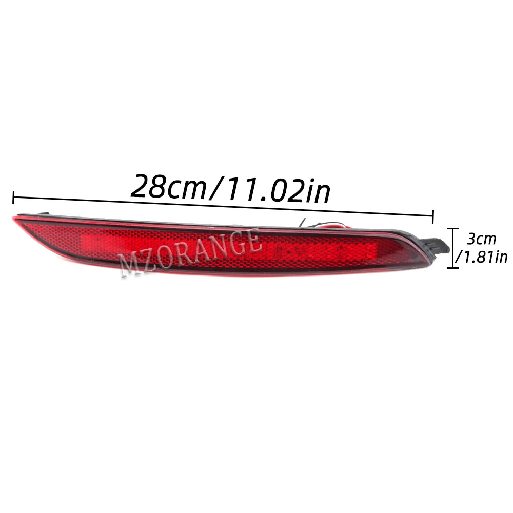LED Rear Bumper Reflector Light for Hyundai Elantra 2012 -2014 Rear Lamps Brake Lights Warning Reflector Fog Lamp Spare Parts