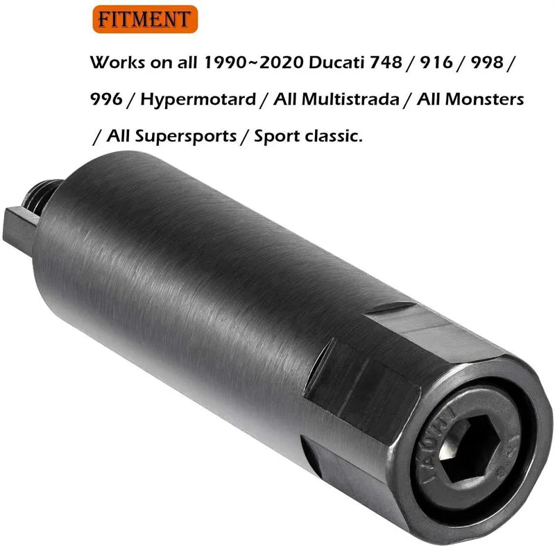 Crankshaft Turning Tool Works On All 1990~2020 Ducati 748 / 916 / 998 / 996 / Hypermotard / Multistrada / Monsters / Supersports