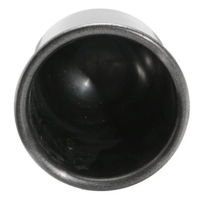 Accesorios universales para remolque de 50 mm, cubierta negra para bola de remolque, tapa para bola de barra de remolque, protección para enganche, estilo de coche