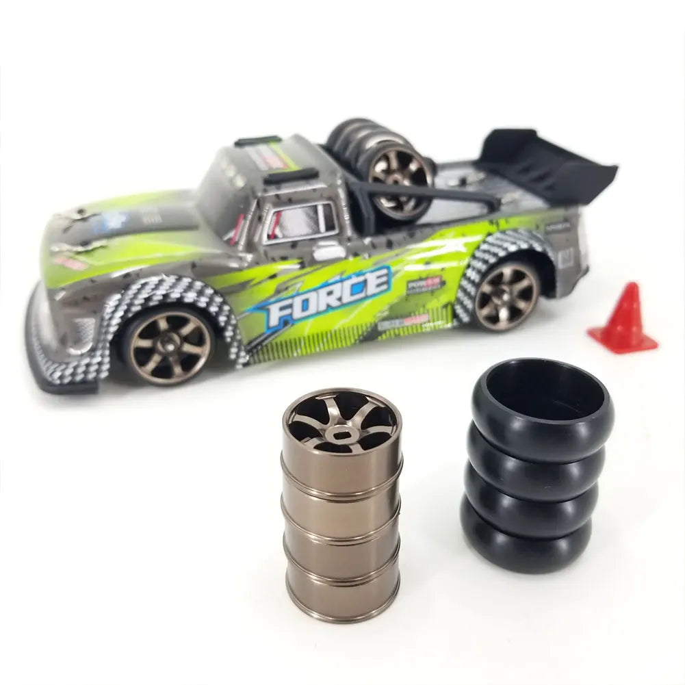4pcs Rubber Wheel Tyre Upgrade Parts 25mm RC Car Wheel Tires Replacement RC Car Tyres Accessories for Wltoys 1/28 K969 K989