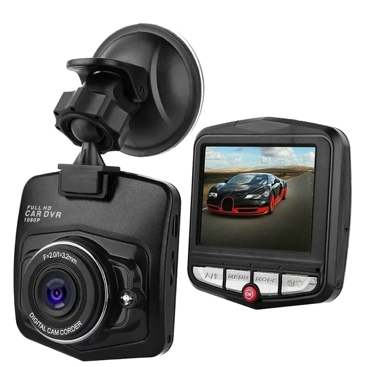 HONGTONG Dash Cam Car Driver Video Recorder DVR Car Camera Black Box With Rechargeable Dashcam Loop Recording Night Vision
