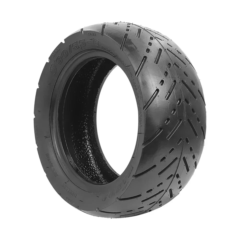 For Electric Scooter 90/55-6 Tubeless Tire Anti-Skid Tyre Rubber Widened Wear-Resistant Thickened Off-road Tyre Wheel Accessory