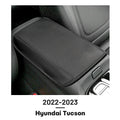 For Hyundai Tucson 2022 2023 Central Control Armrest Box Protective Cover Handrail Cover Leather Cover Car Interior Accessories
