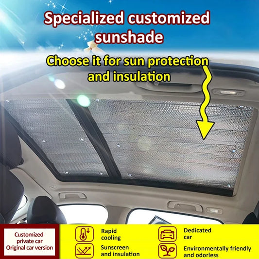 Sun Roof Protector For Volvo V40 2013-2019 2016 2017 2018 Roof Sunshade Skylight  Window Windshield Anti-UV Accessories Interior