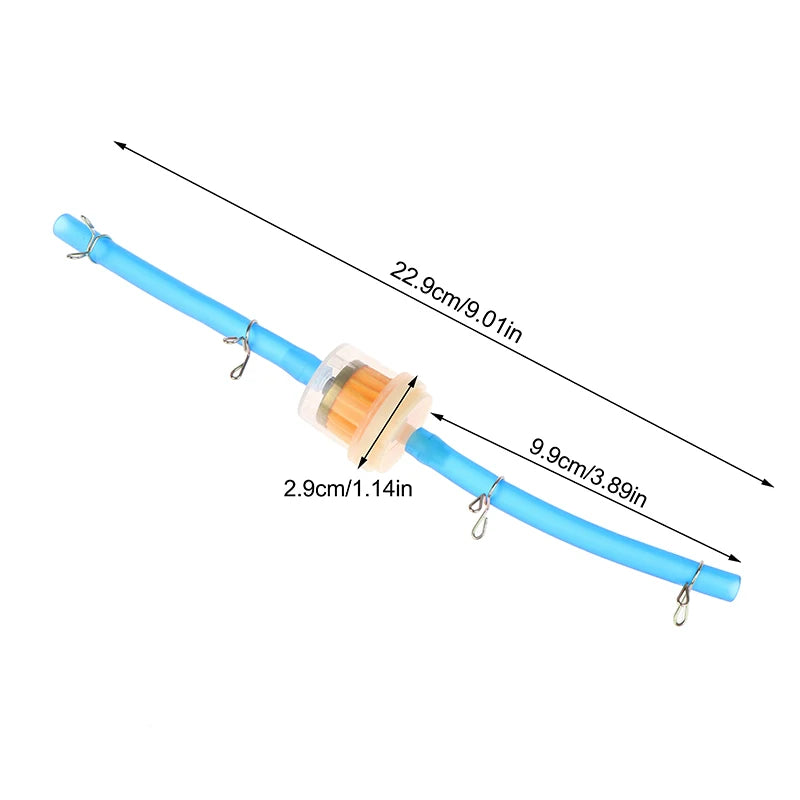 Top-Notch Fuel Filter for Motorbikes, ATVs, and Scooters; High-grade Fuel Filter Component with Fuel Line